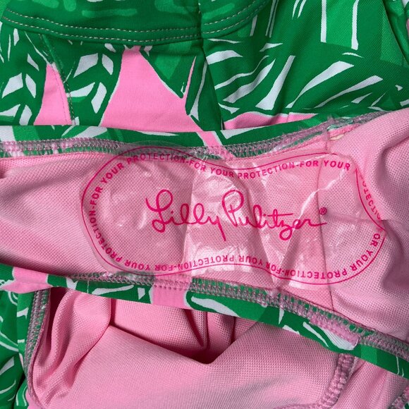 Lilly Pulitzer Toretta Women's Size 6 Leaf Green Rashguard Swimsuit NWOT - Picture 4 of 4
